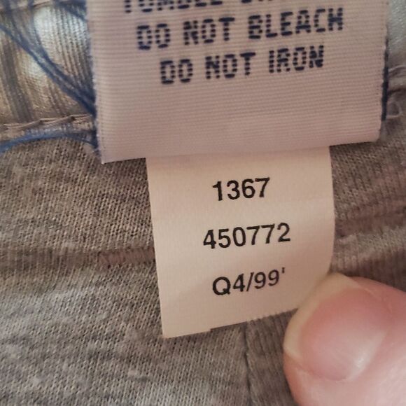 Unique Vintage 1999 Old Navy "Duct Tape" Pants - Youth Sz 12 - Picture 10 of 10